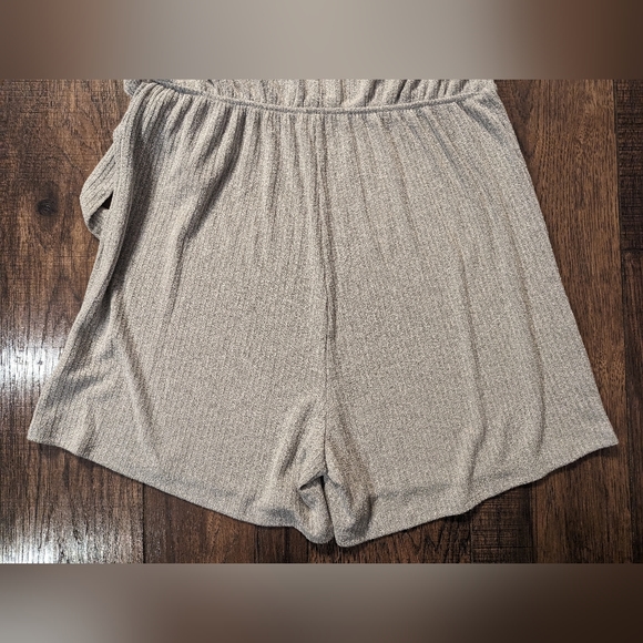 HEATHERLY Delia Side Tie Knit Romper Light Gray Size 2X Stretchy Soft Comfy NWT! - Picture 15 of 16